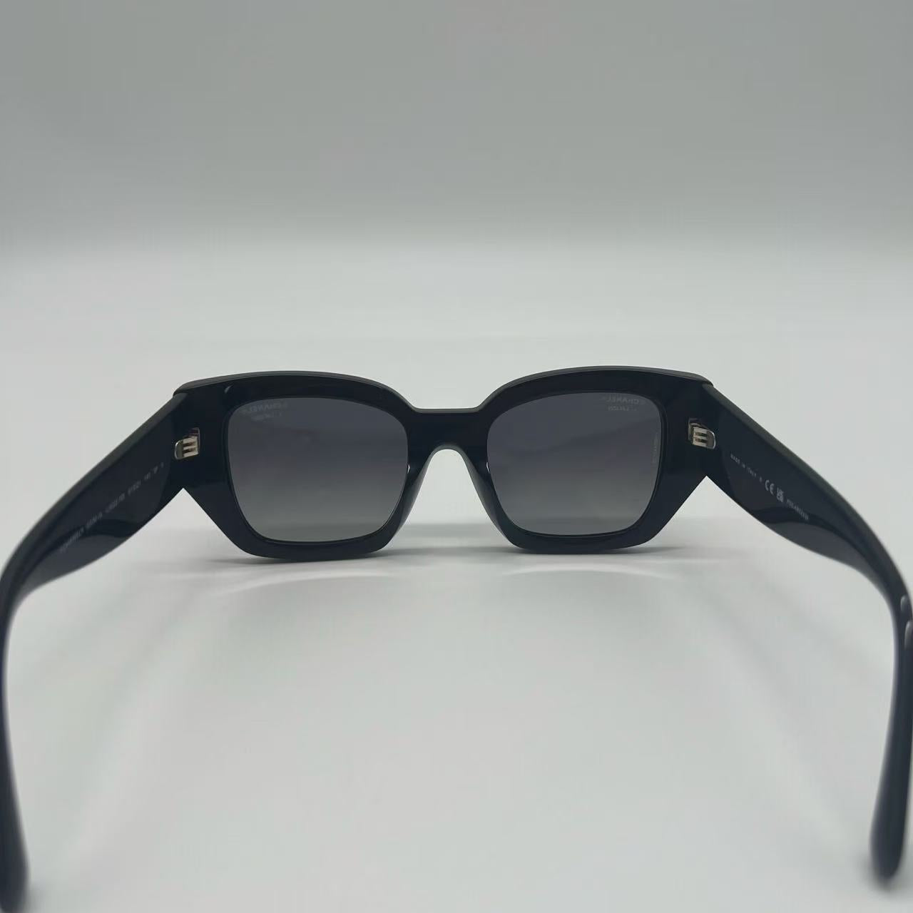 Black Acetate Frame CC Sunglasses-twins