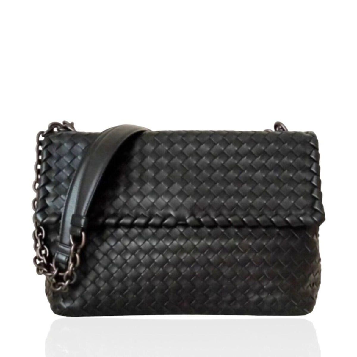 Olimpia Crossbody Bag Stitched Intrecciato Nappa twins