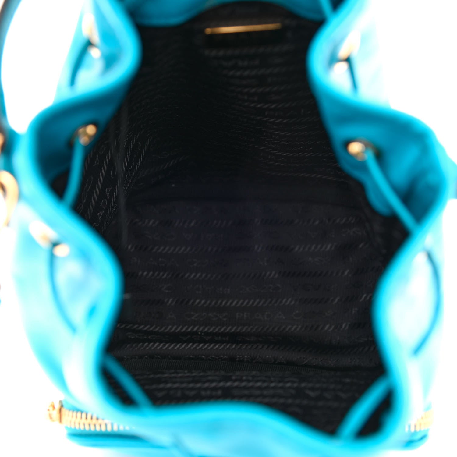 Light Calf Mini Bucket Crossbody Bag Voyage twins