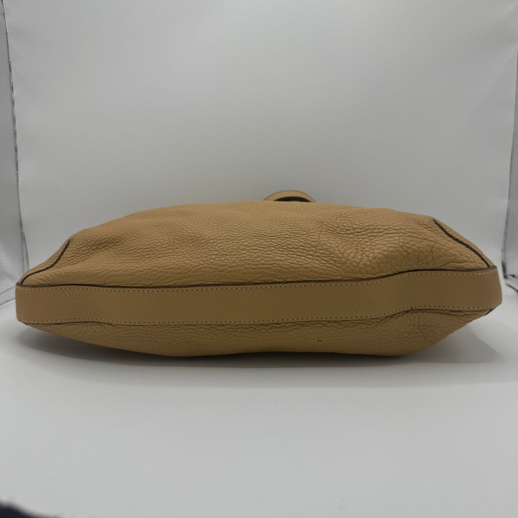 Arqué leather handbag