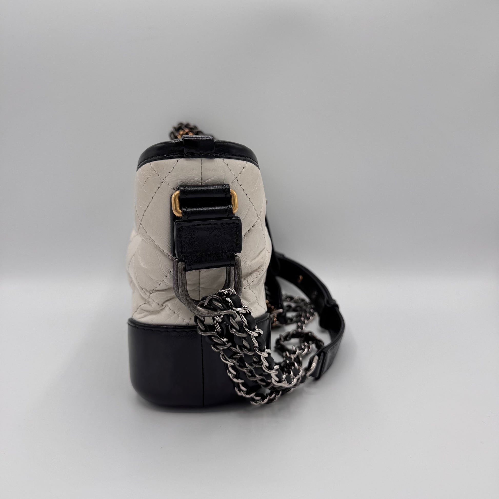 Chanel- Gabrielle Hobo Quilted Aged Calfskin Small