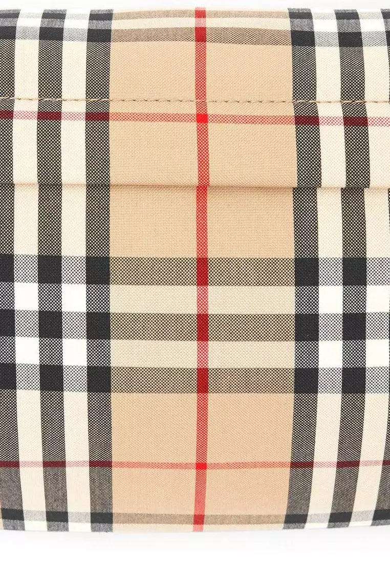 Vintage Check Canvas Belt Bag Twins