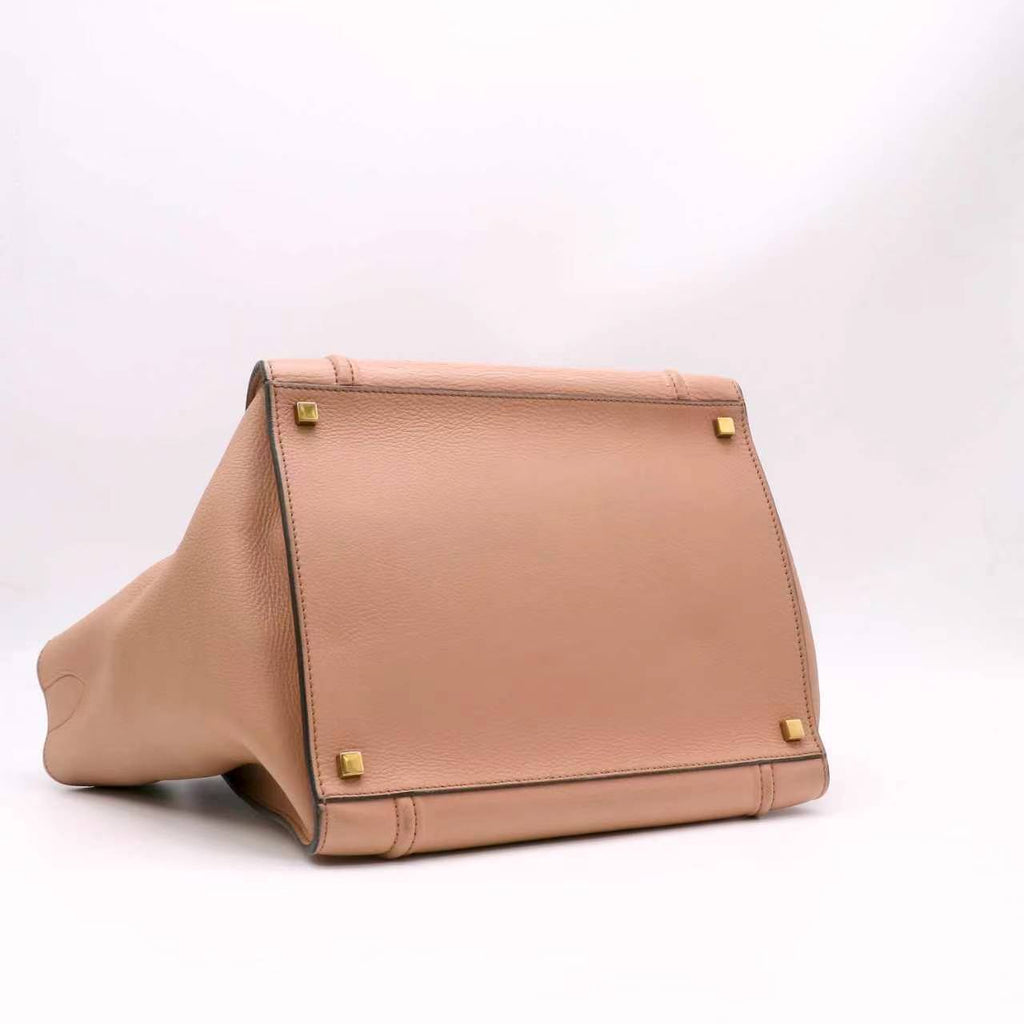 Celine Supple Calfskin Phantom Luggage Flesh Twins LDZ1053
