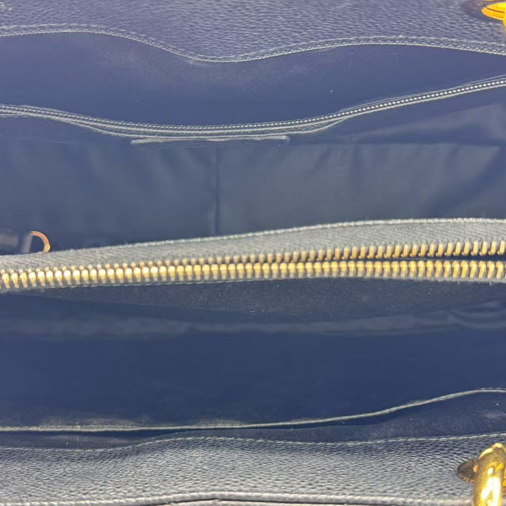 Chanel Grand Shopping Tote Quilted Caviar