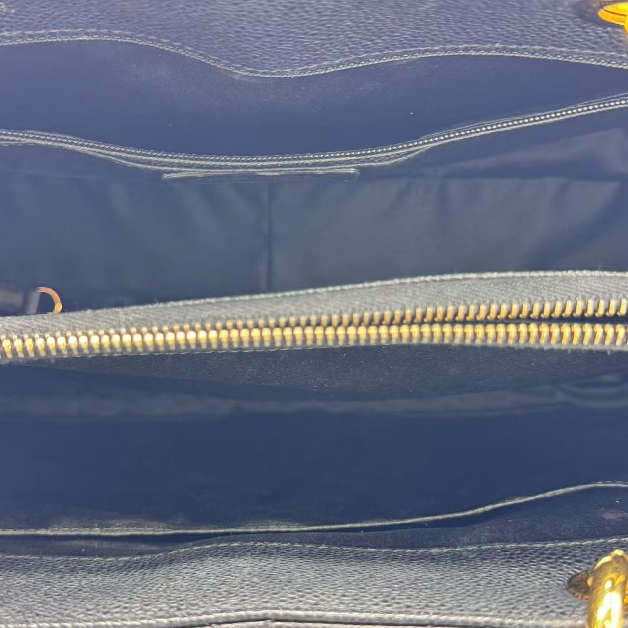 Chanel Grand Shopping Tote Quilted Caviar