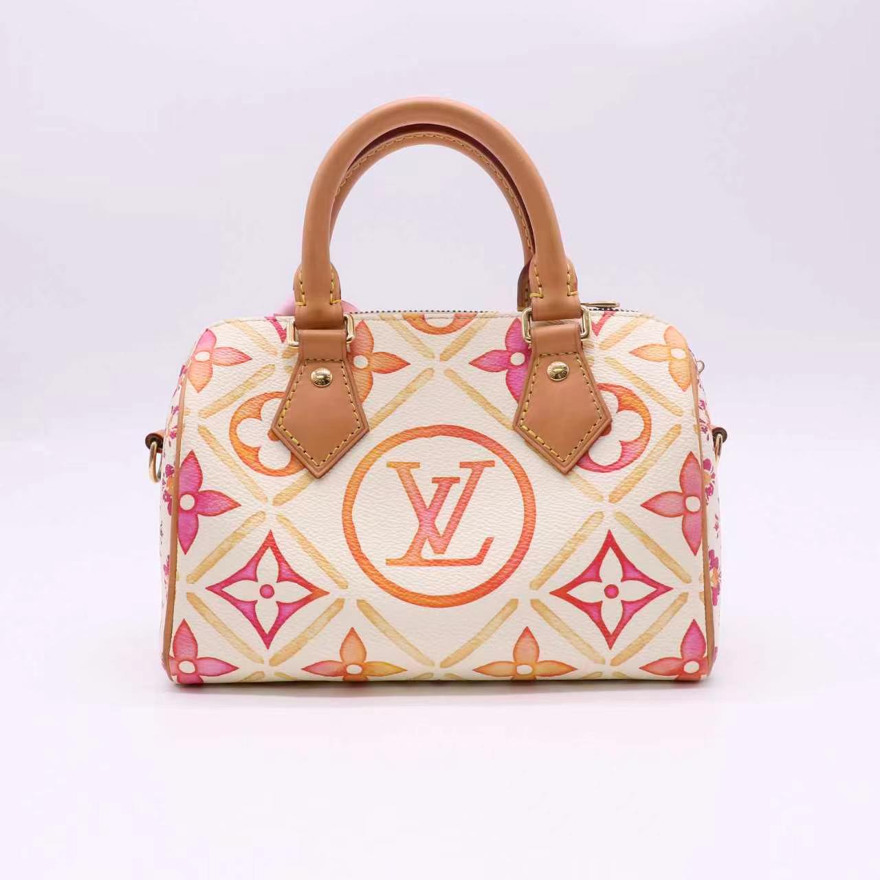 Louis Vuitton Monogram Tiles By The Pool Speedy Bandouliere 20 Twins LDJ5288