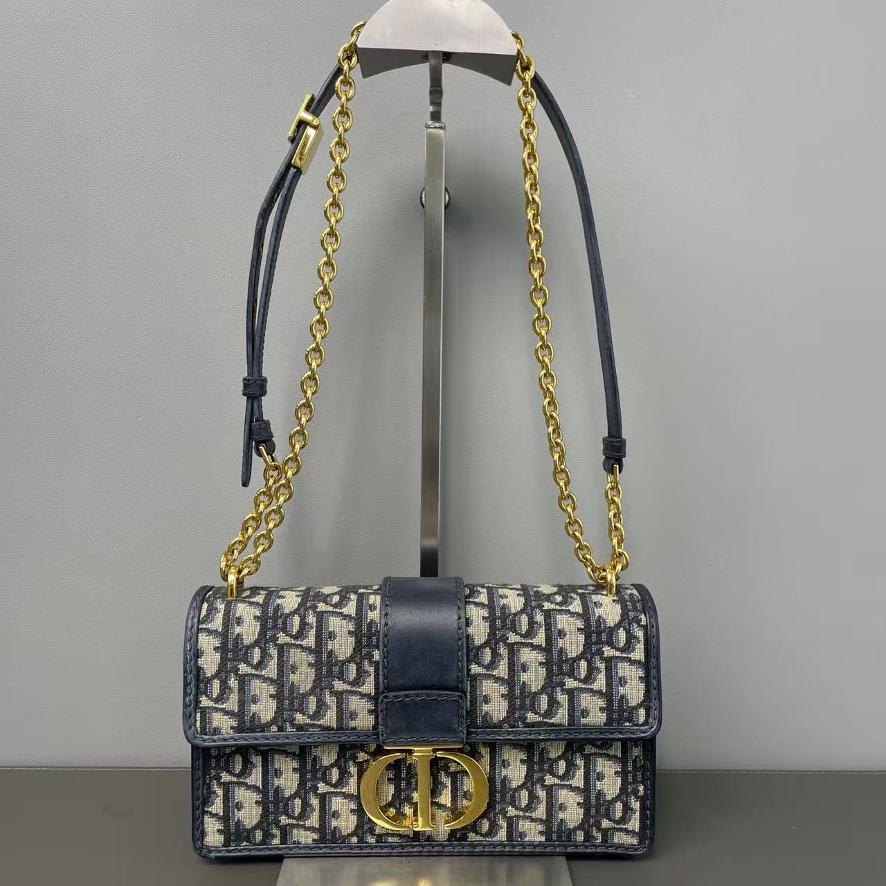 Dior 30 Montaigne Chain Bag Oblique Jacquard twins LDZ1110