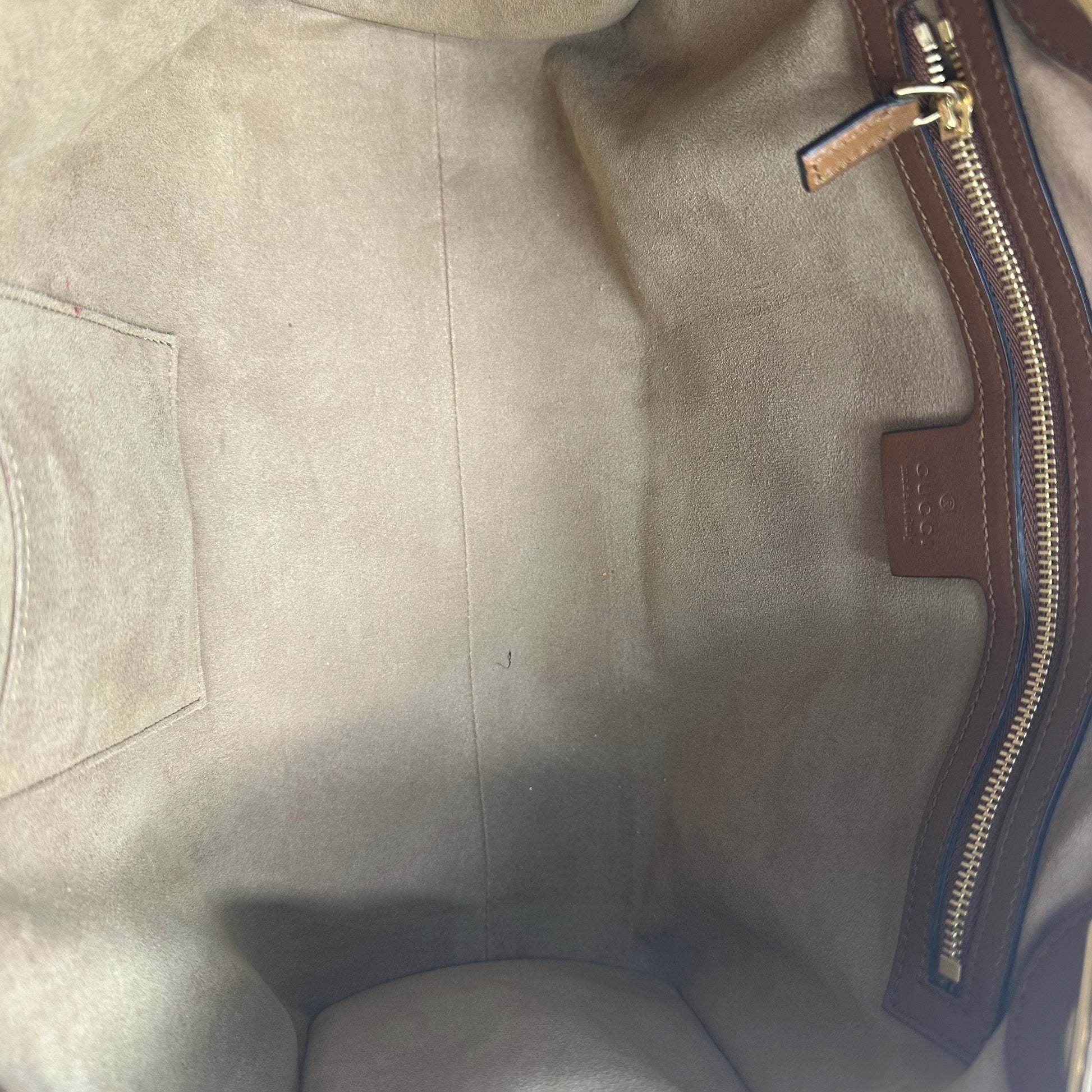 Padlock Chain Tote Guccissima Leather Medium twins