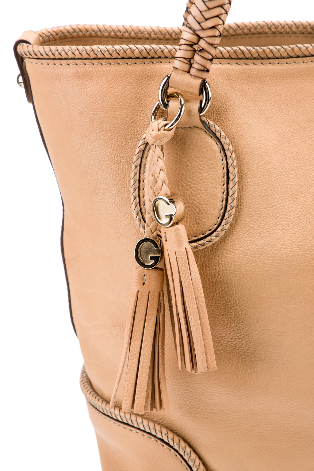 Brown Marrakech Leather Tote Bag Pony-style Calfskin Twins