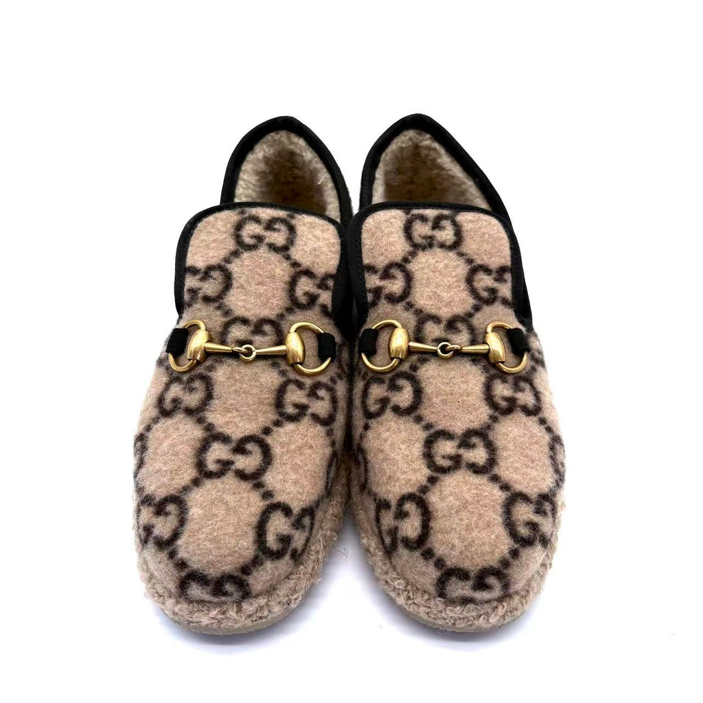 GG Logo Wool Espadrilles
