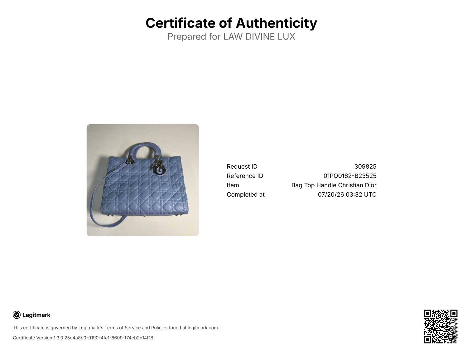 Lady Dior Bag Cannage Quilt Lambskin Large Twins B23525