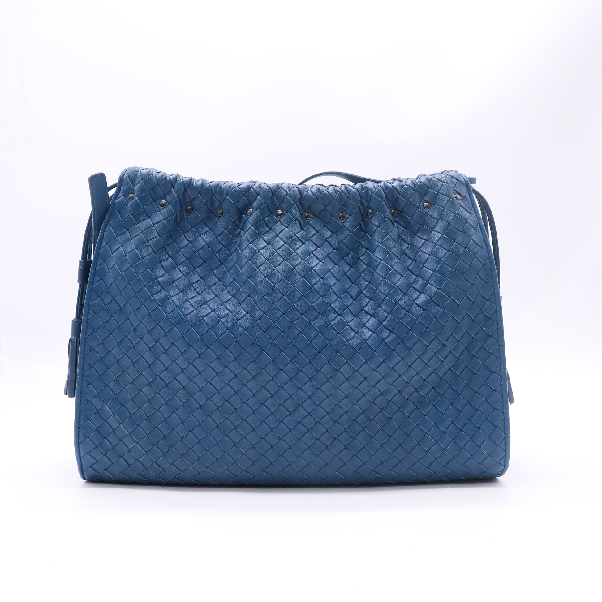 Bottega Veneta Intrecciato Nappa Leather Drawstring Loop Shoulder Bag Twins LDJ5240