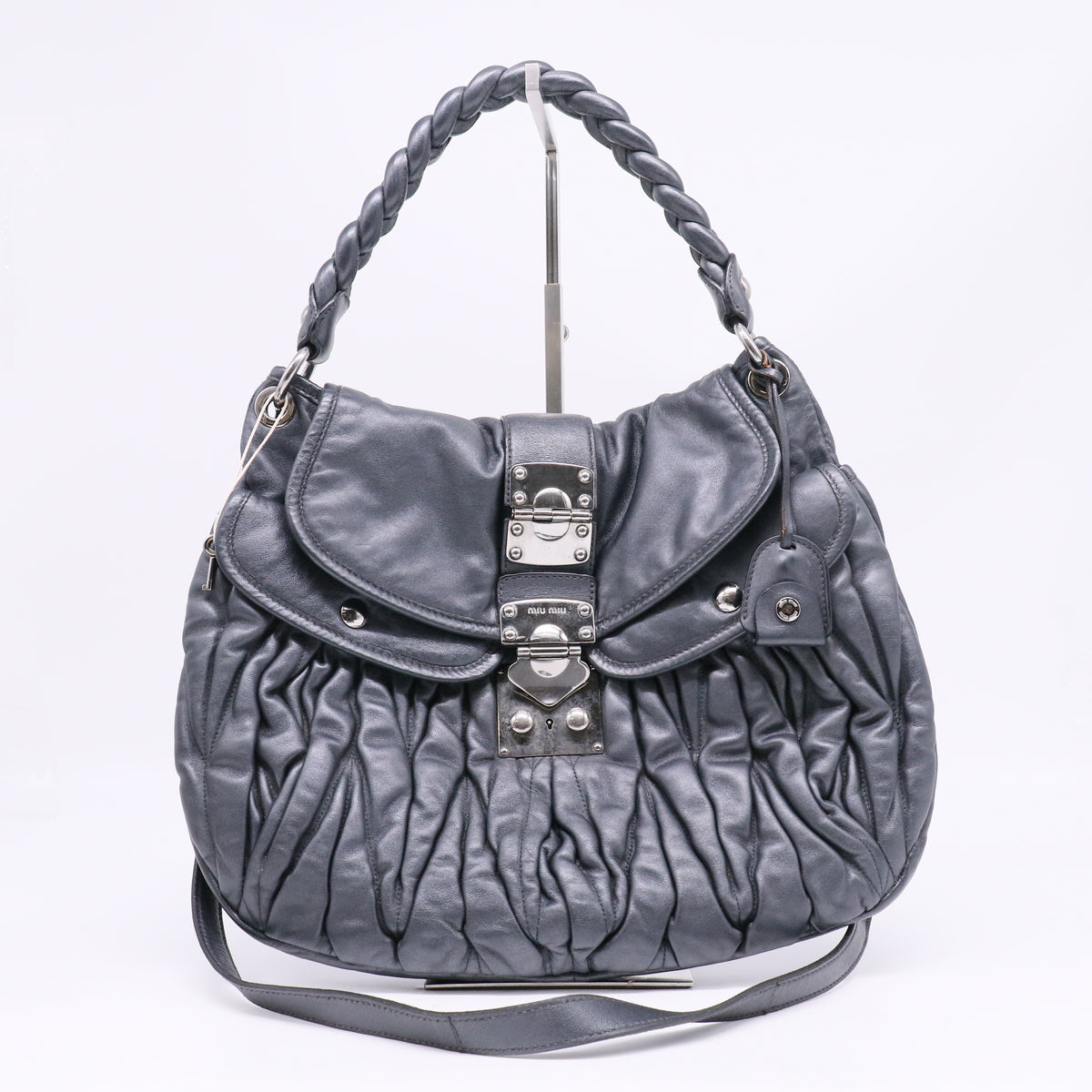 Leather Coffer Hobo Bag Twins LDJ6668