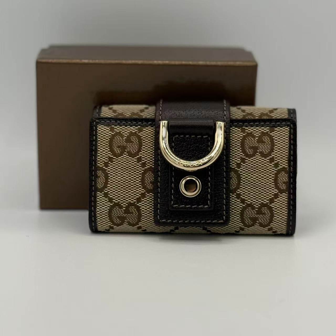 Horsebit Guccissima Canvas 6 Key Holder