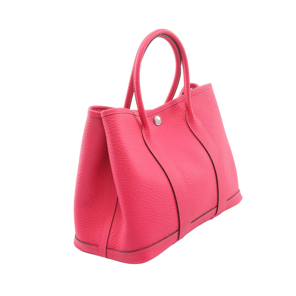 Hermes Garden Party Tote Toile and Leather 30 twins B22396