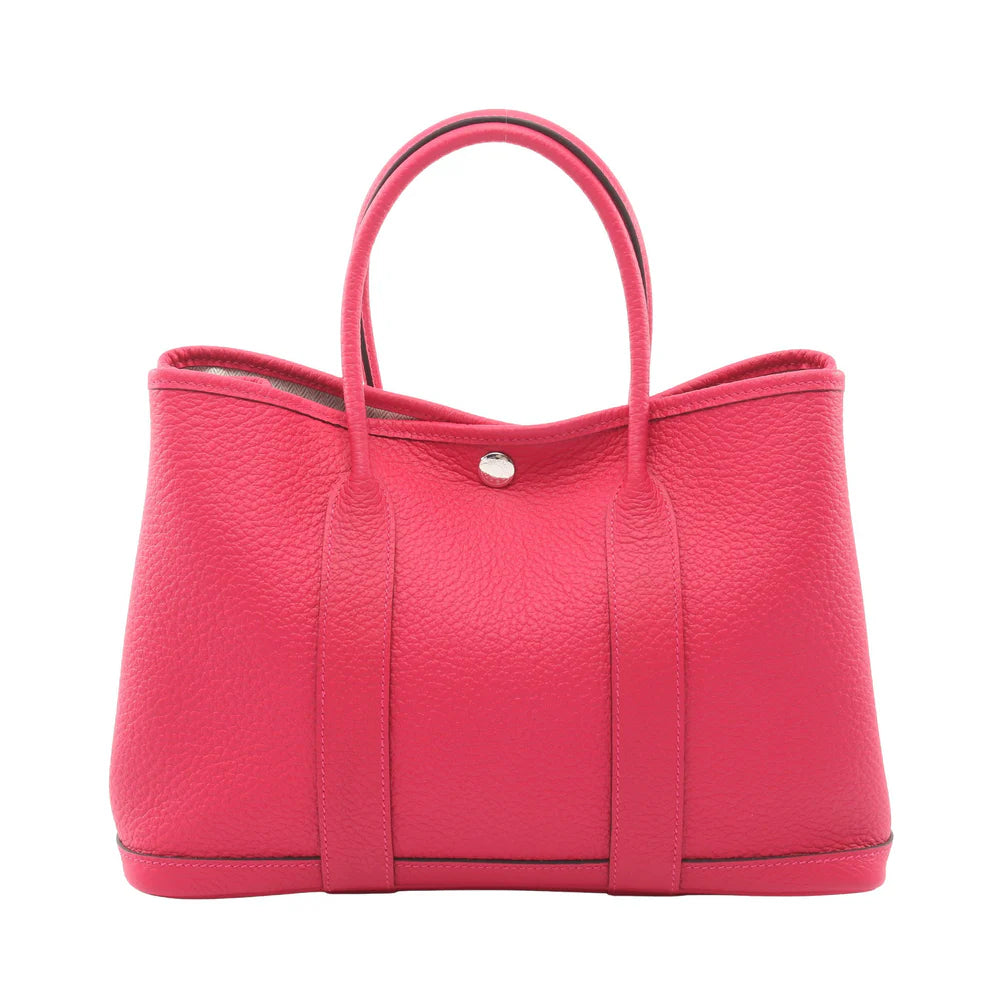 Hermes Garden Party Tote Toile and Leather 30 twins B22396