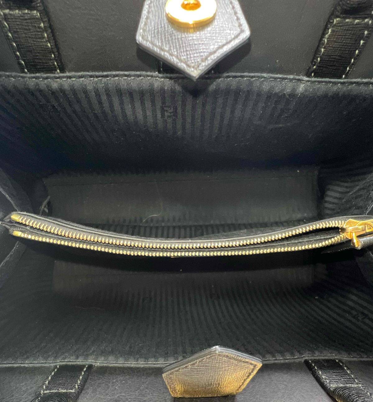 Fendi 2Jours Leather Tote Bag twins B24230