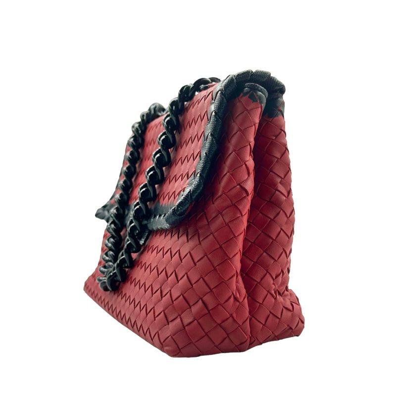 Intrecciato Olympia Chain Shoulder Bag Twins