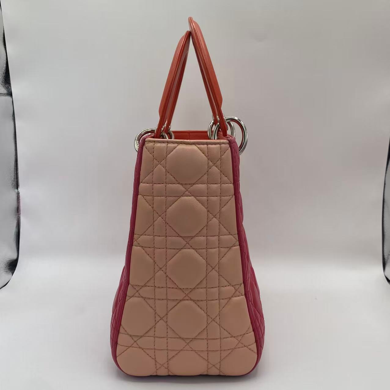 Tri-Color Medium Lady Dior