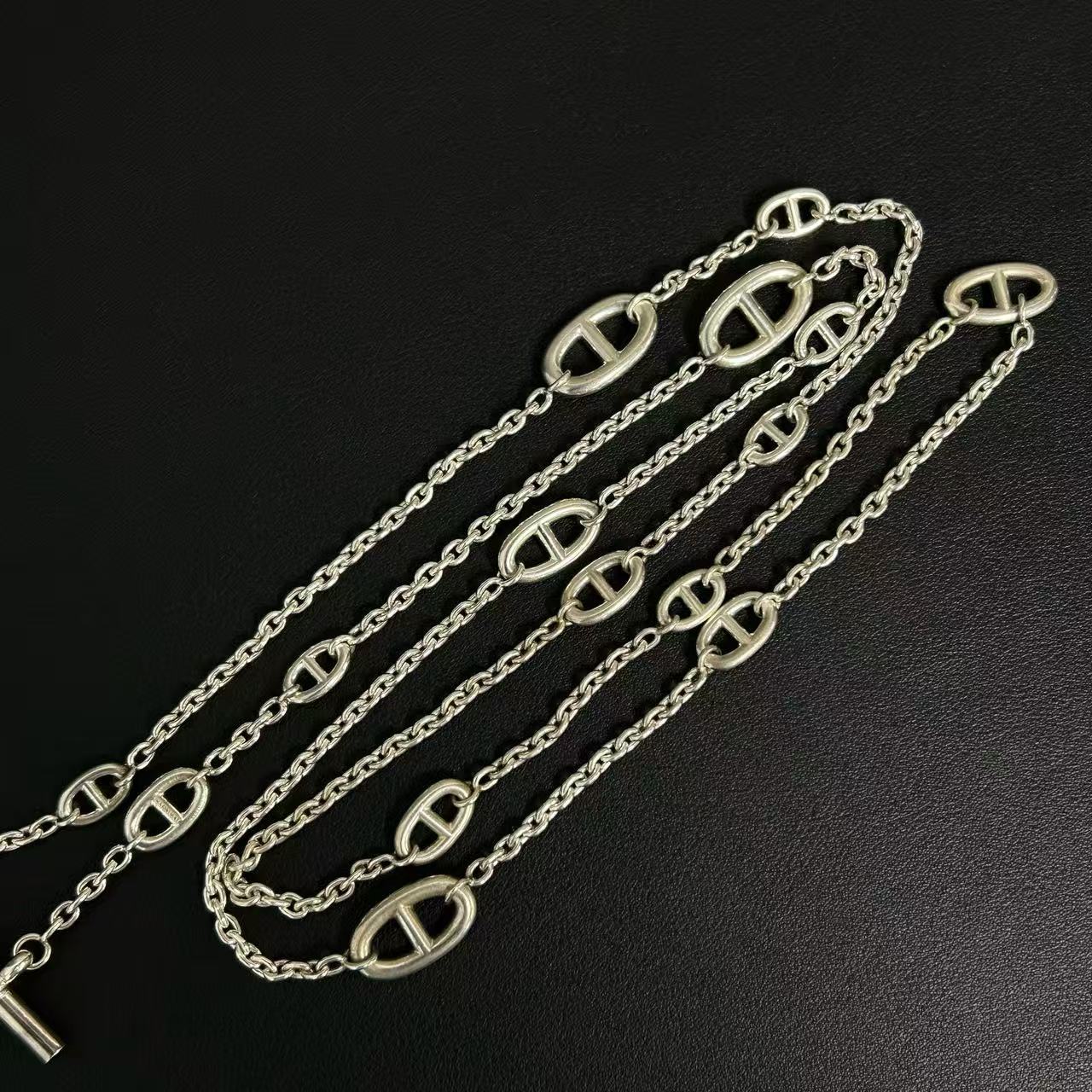 Chaine d'Ancre Farandole Pendant Necklace Sterling Silver Twins LDJ4226