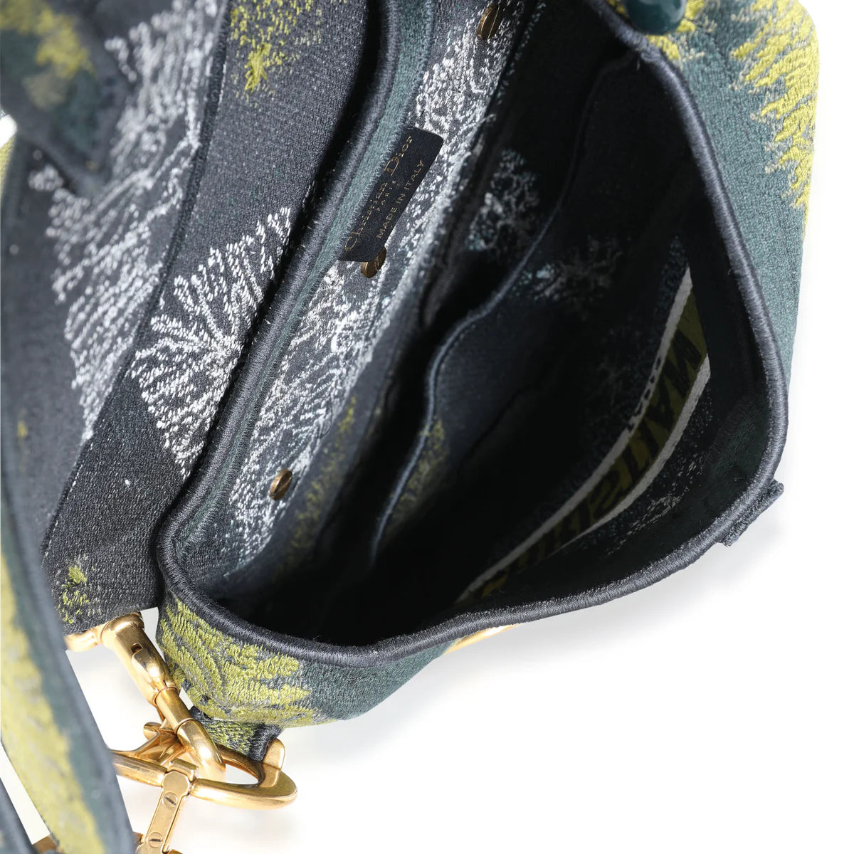 Saddle Bag Tie Dye Embroidered Canvas Medium Twins