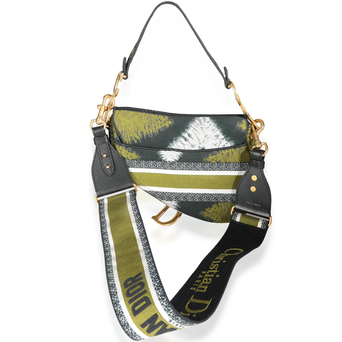 Saddle Bag Tie Dye Embroidered Canvas Medium Twins