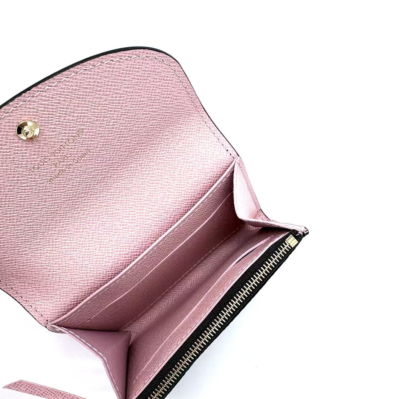 Rosalie Coin Purse Monogram Rose Ballerine
