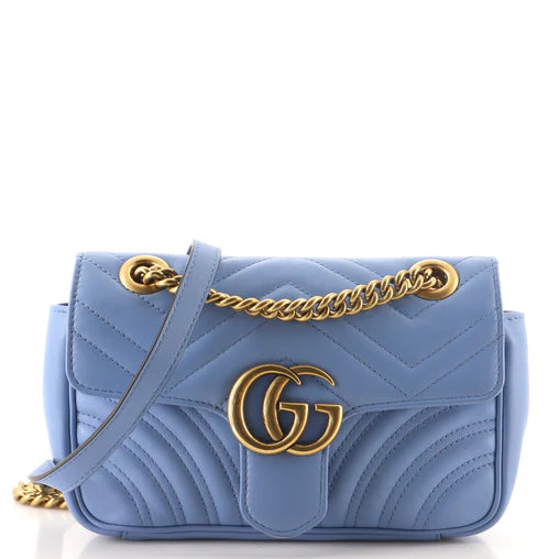 Classic Monogram Envelope Satchel Matelasse Chevron Leather Small Twins