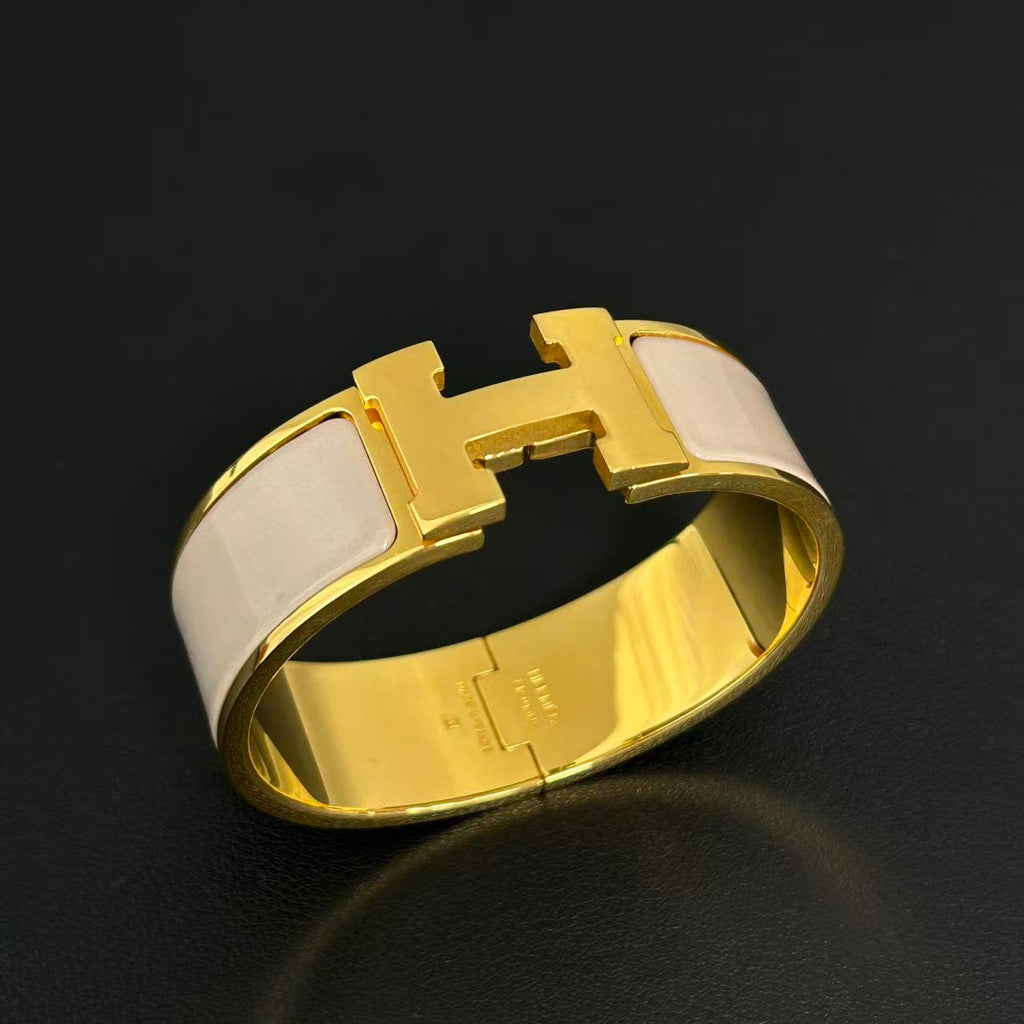 Clic H Bracelet Enamel Wide Twins LDJ3801