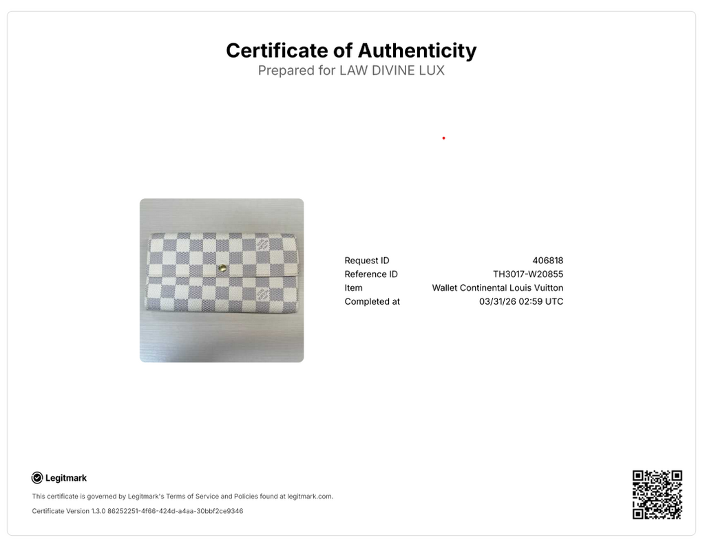 Louis Vuitton Damier Azur Sarah Wallet W20855
