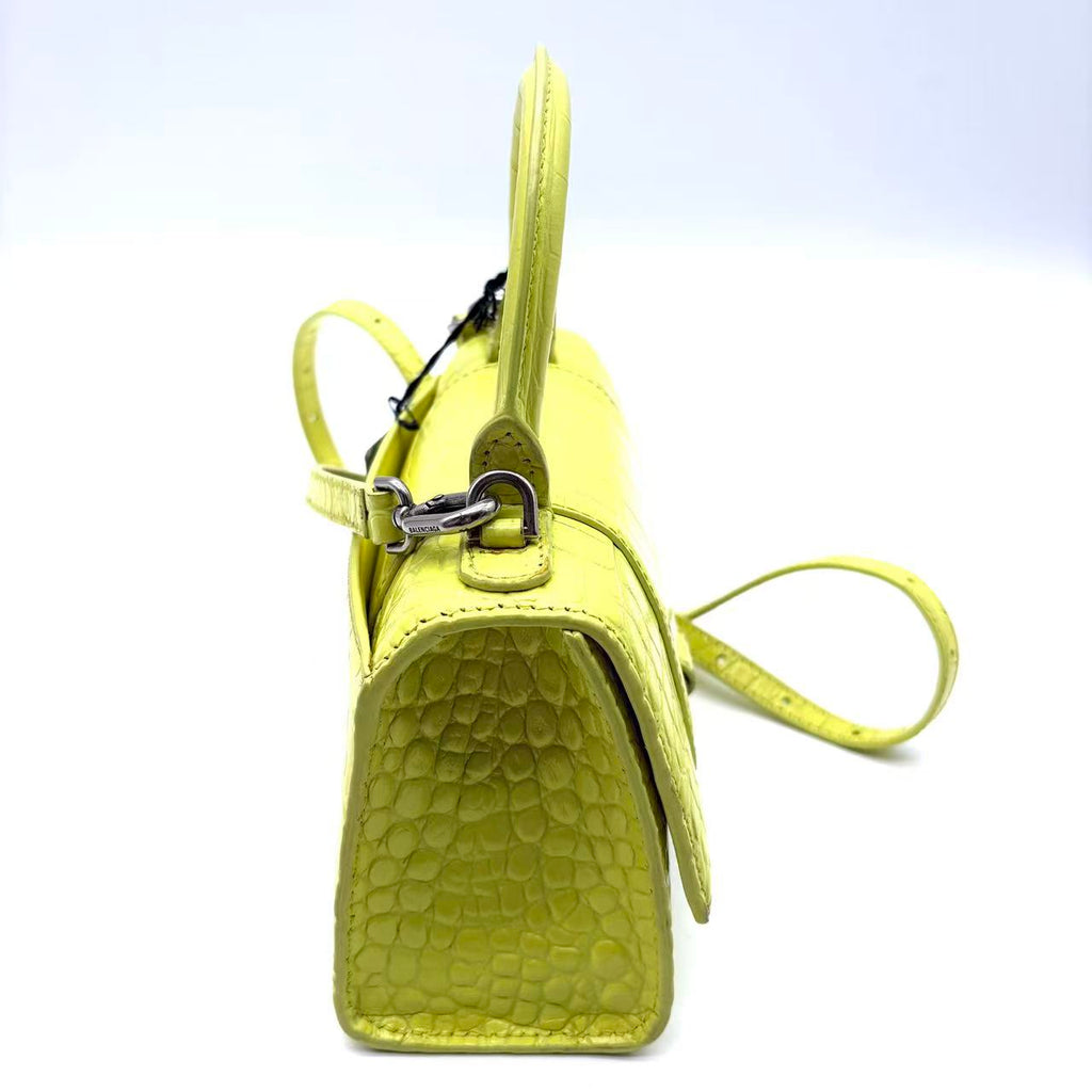 Hourglass Top Handle Bag Leather XS