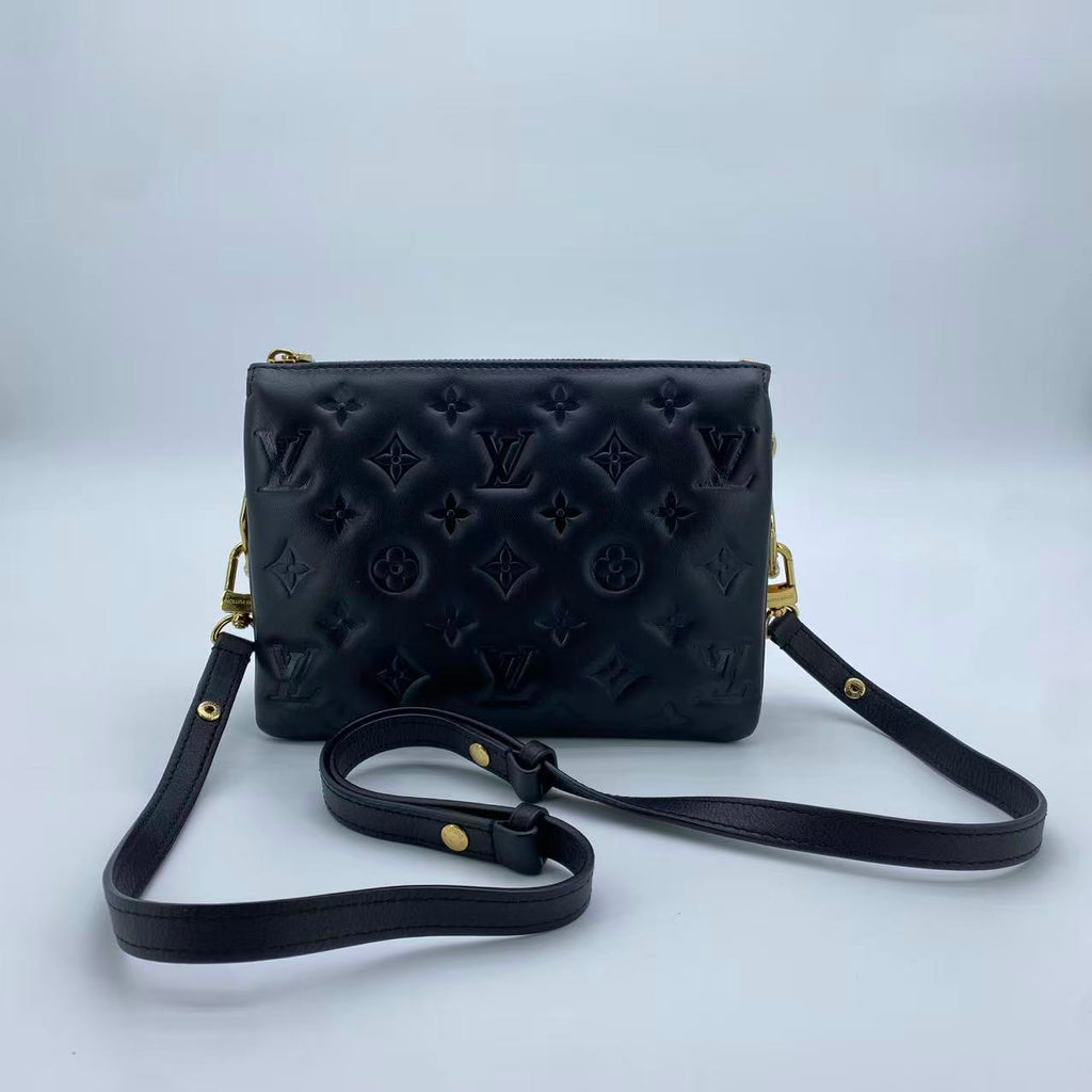 Coussin Bag Monogram Embossed Lambskin BB
