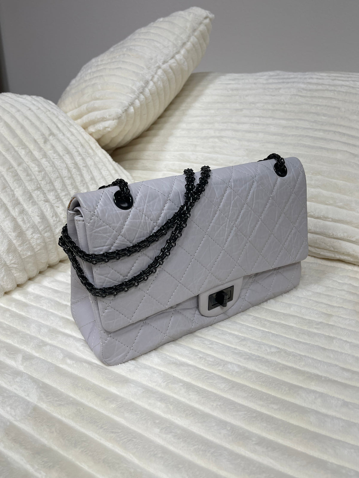 Chanel Quilted Aged Calfskin Reissue 2.55 Double Flap 226