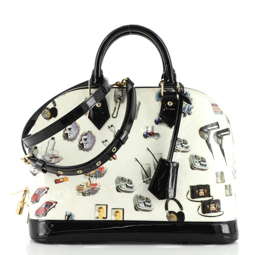 Alma Handbag Limited Edition Monogram Vernis BB Twins