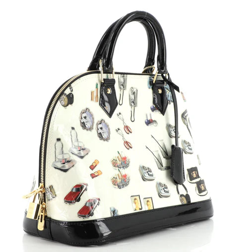 Alma Handbag Limited Edition Monogram Vernis BB Twins