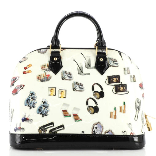 Alma Handbag Limited Edition Monogram Vernis BB Twins