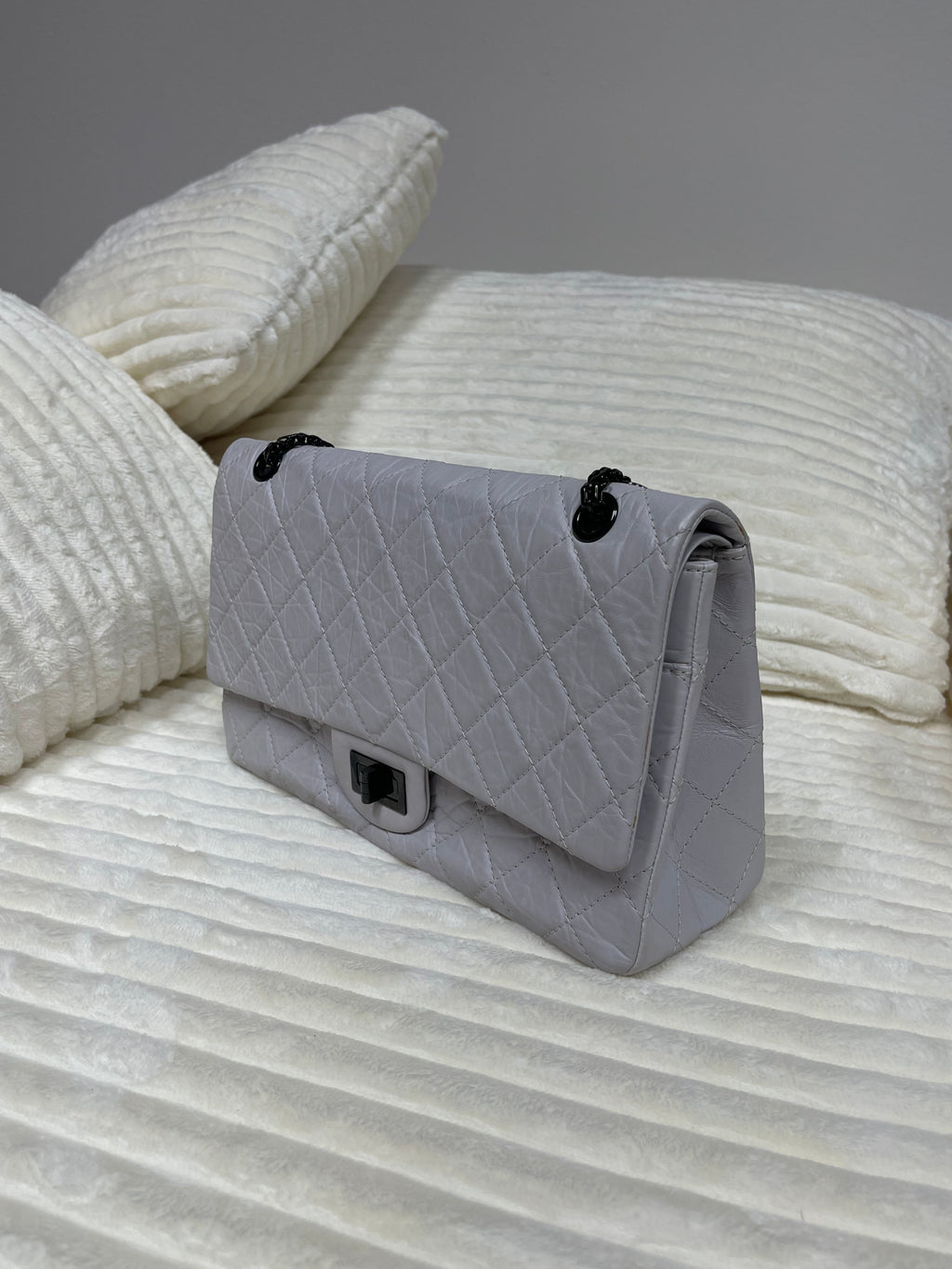 Chanel Quilted Aged Calfskin Reissue 2.55 Double Flap 226