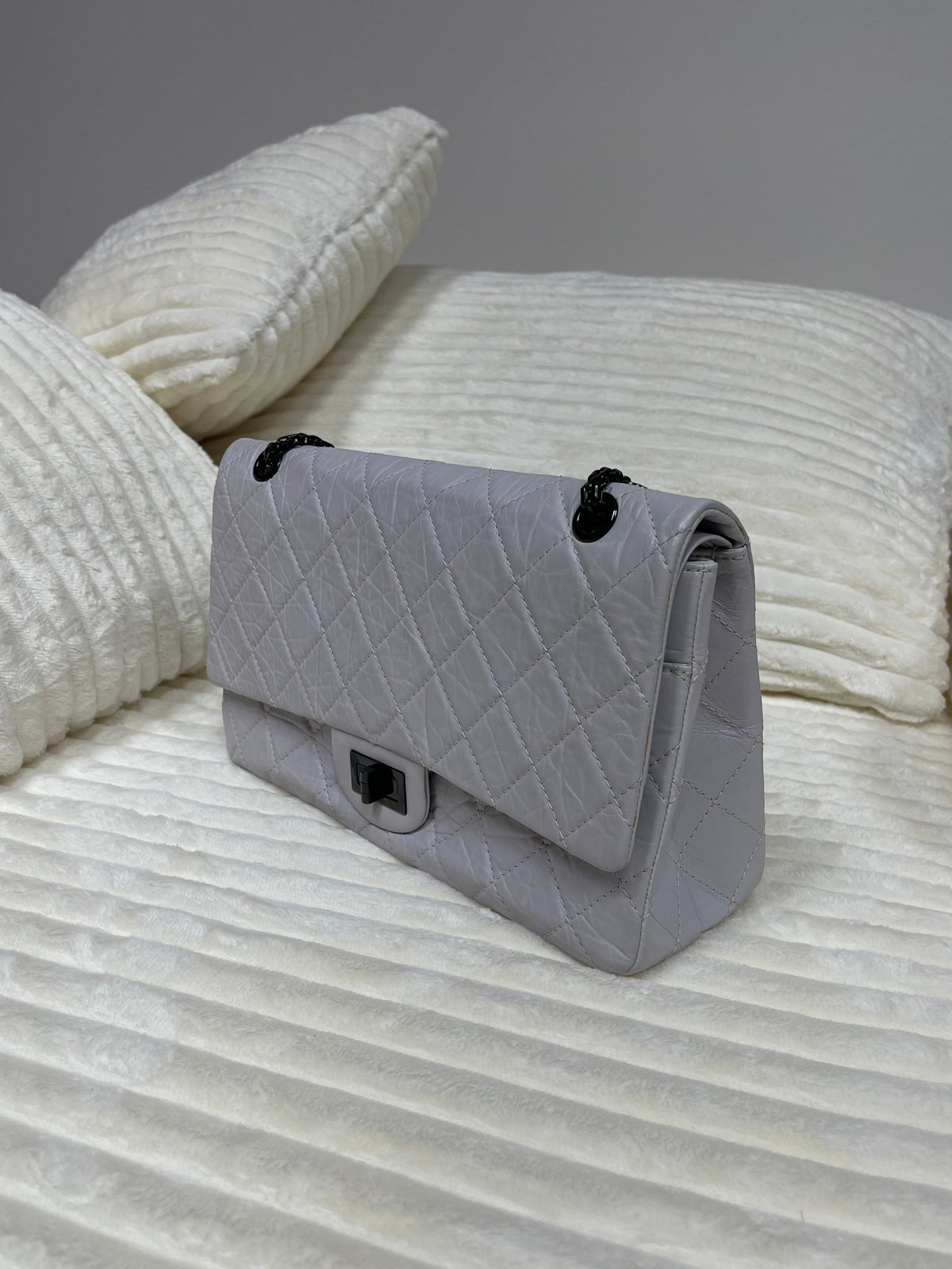 Chanel Quilted Aged Calfskin Reissue 2.55 Double Flap 226