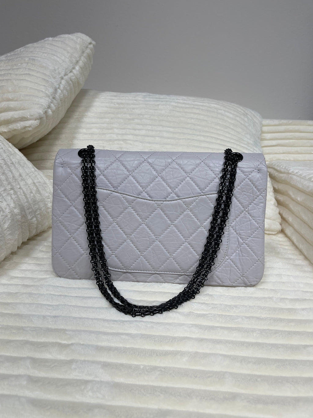Chanel Quilted Aged Calfskin Reissue 2.55 Double Flap 226