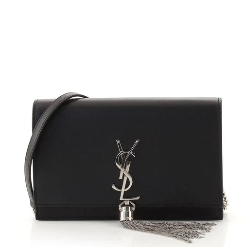 Classic Monogram Tassel Chain Wallet Leather - twins