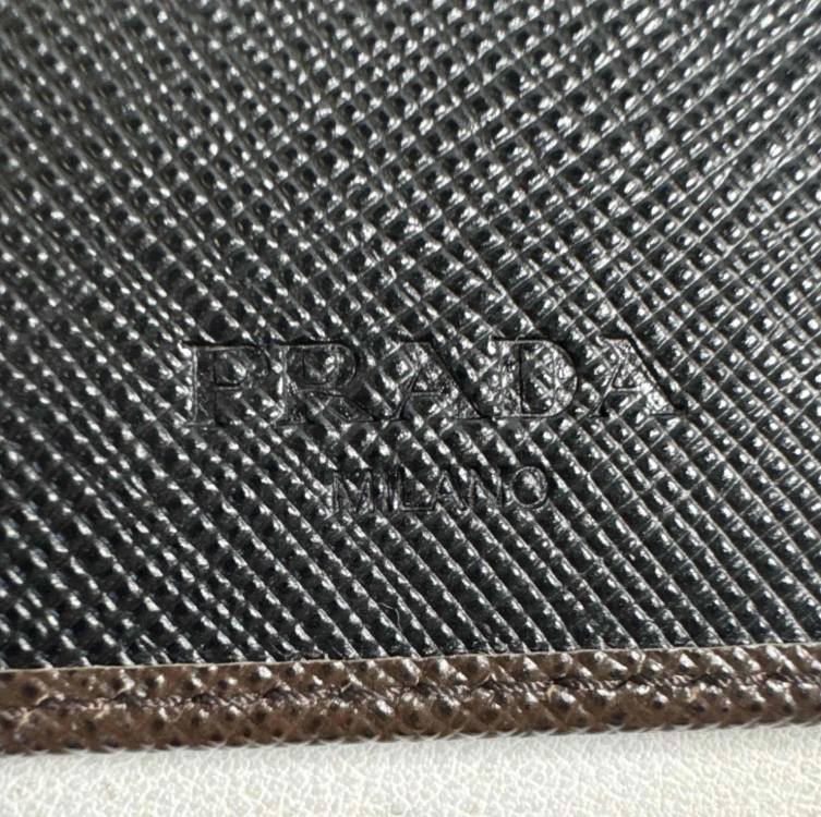 Prada Saffiano Leather Long Vertical Wallet W23281