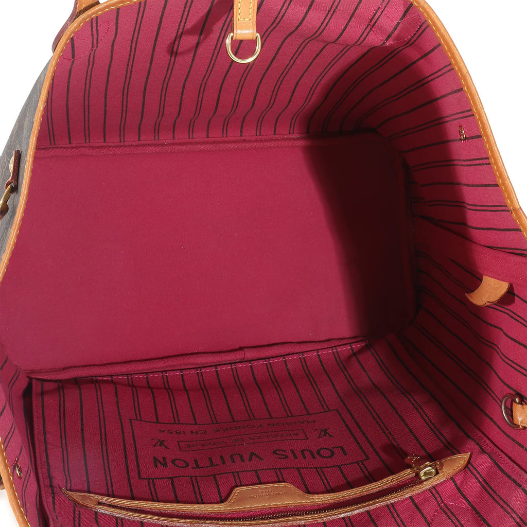Monogram Canvas Neverfull MM twins