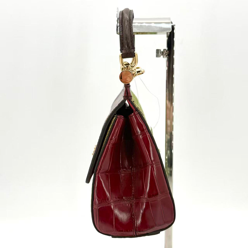 Miss Sicily Bag Python and Crocodile Small