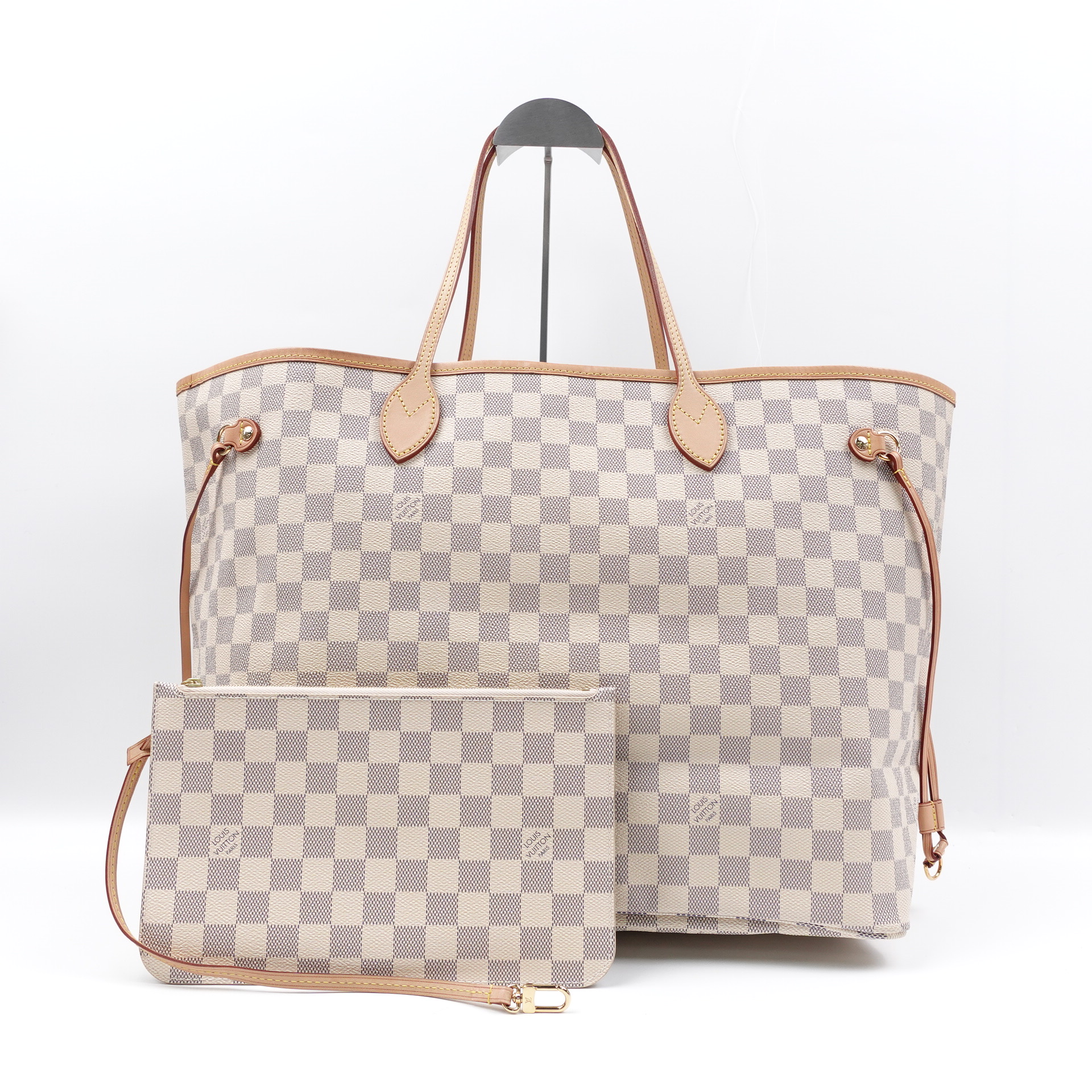 Damier Azur Neo Neverfull GM Rose Ballerine