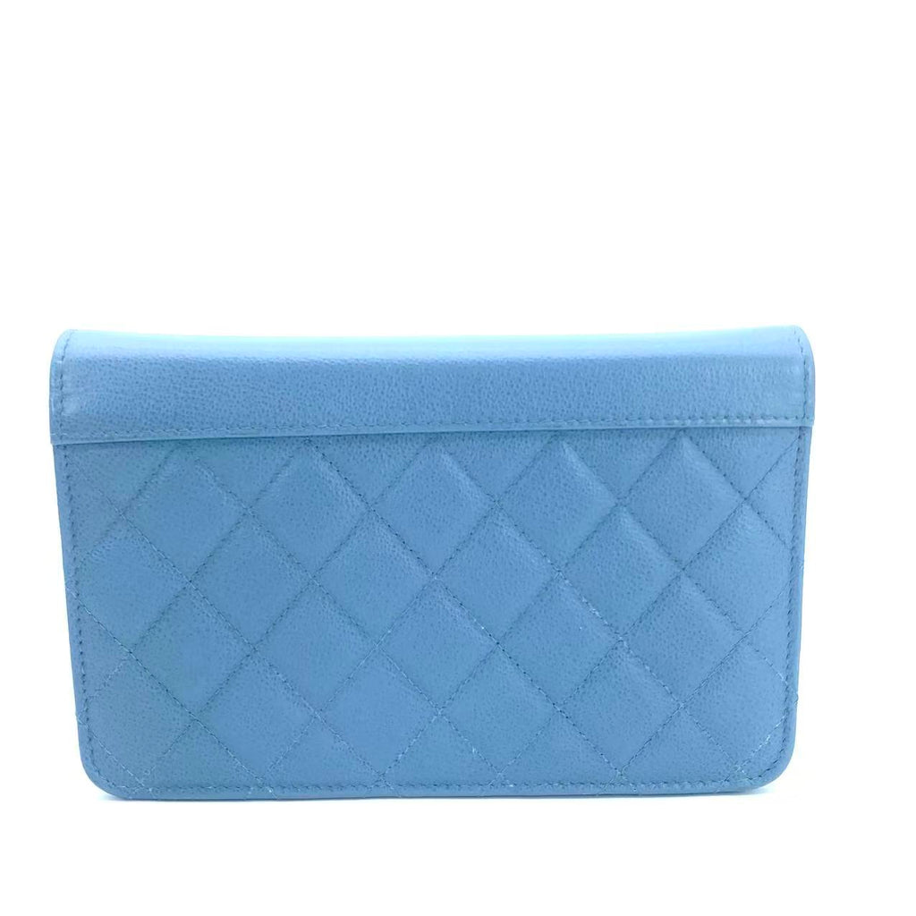 Wallet On Chain leather handbag
