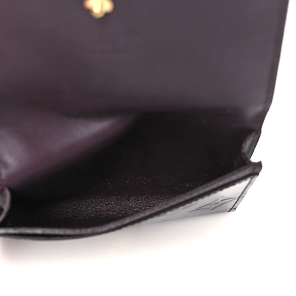 Louis Vuitton Vernis Business Card Holder Amarante twins w21251