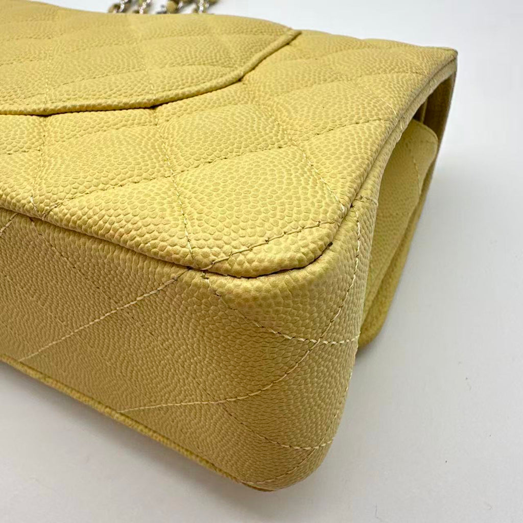 Classic Double Flap Bag Quilted Caviar Medium