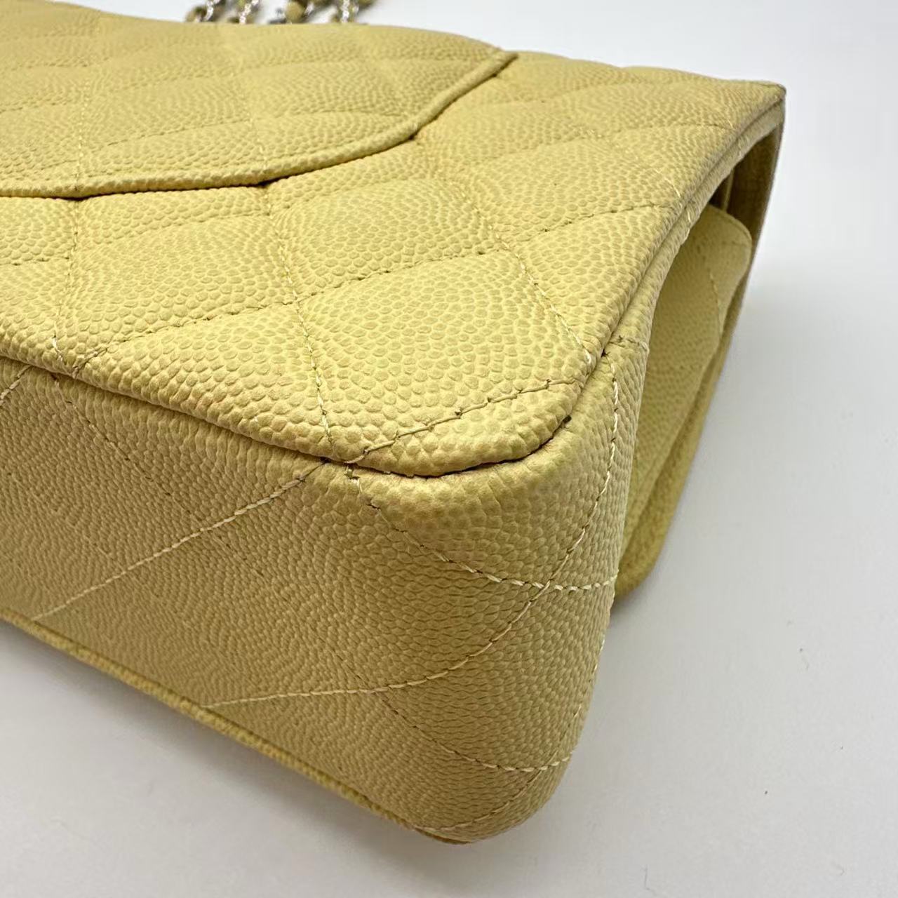Classic Double Flap Bag Quilted Caviar Medium