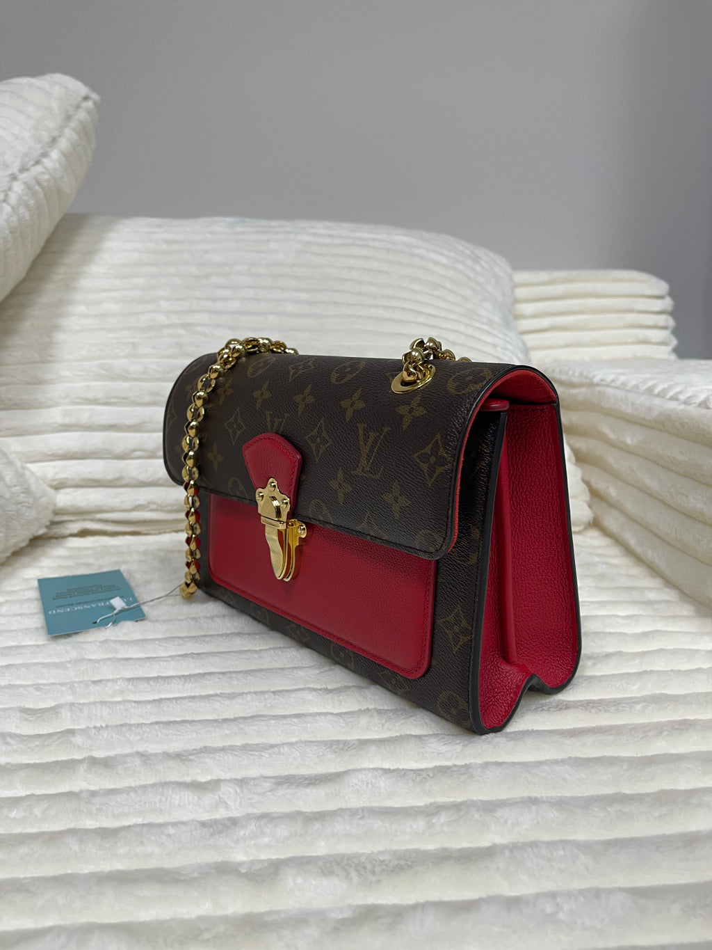 Louis Vuitton Victoire Handbag Monogram Canvas and Leather