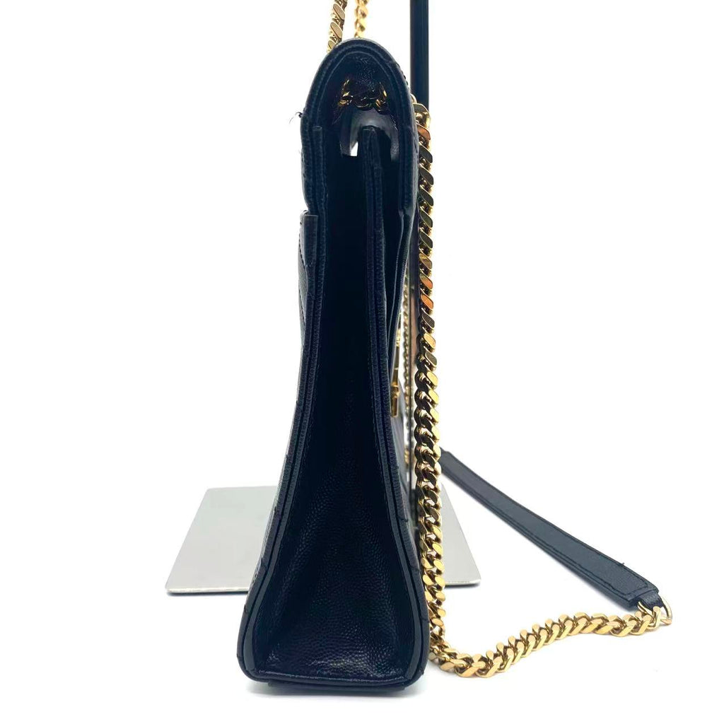 Leather Envelope Large Black